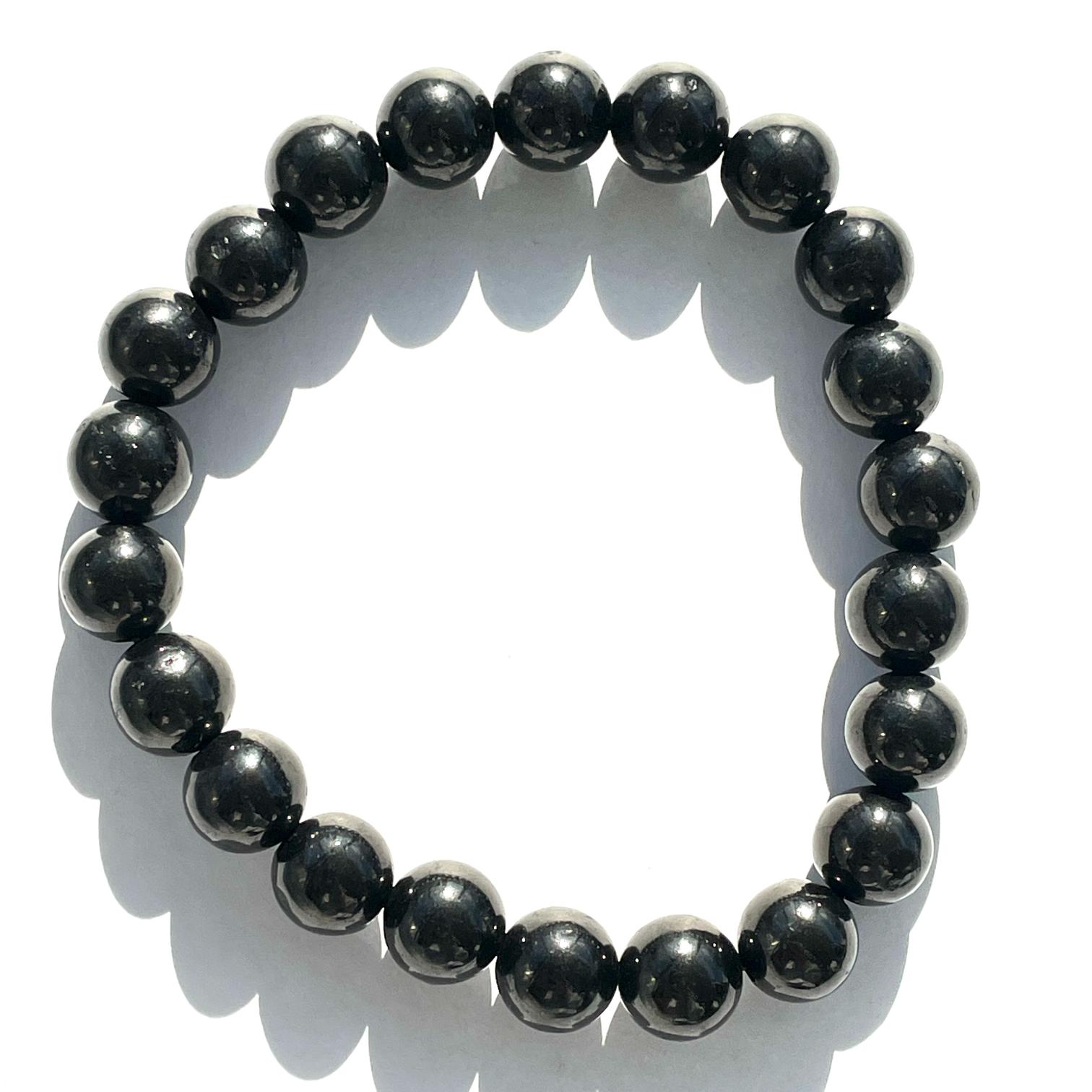 Jet Beads Bracelet - 8mm Jet Beads Bracelet - 8mm